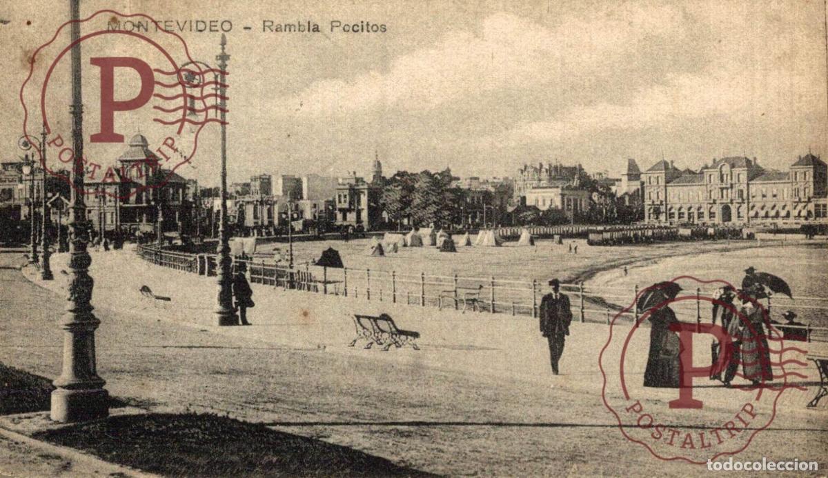 Postales: URUGUAY. MONTEVIDEO. RAMBLA POCITOS.