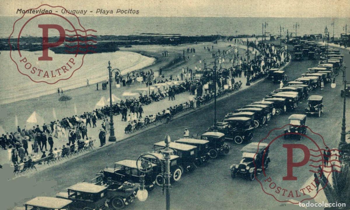 Postales: URUGUAY. MONTEVIDEO. POCITOS PLAYA.