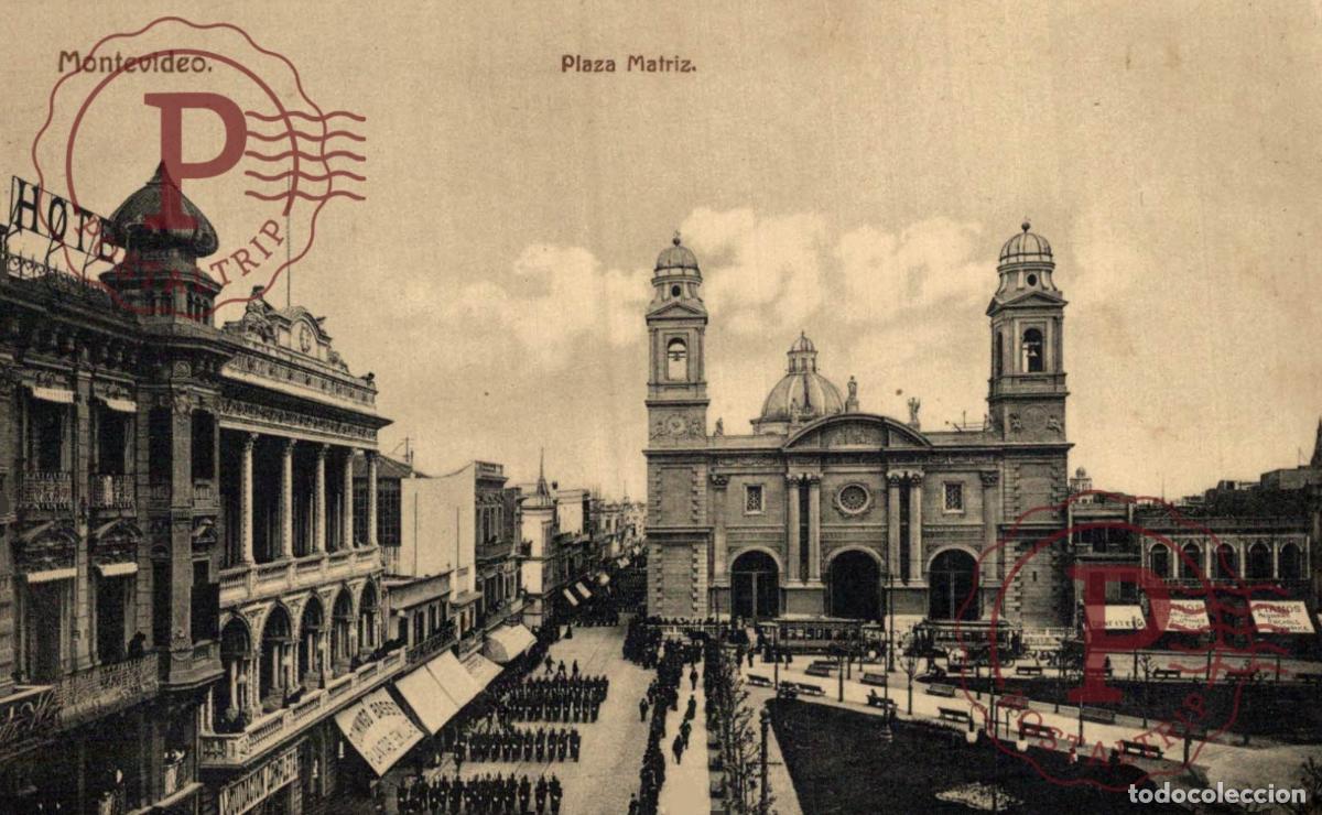 Postales: URUGUAY. MONTEVIDEO. PLAZA MATRIZ
