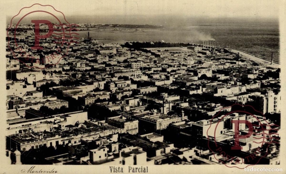 Postales: URUGUAY. MONTEVIDEO. VISTA PARCIAL. RPPC. FOTOGRAFICA. REAL PHOTO.