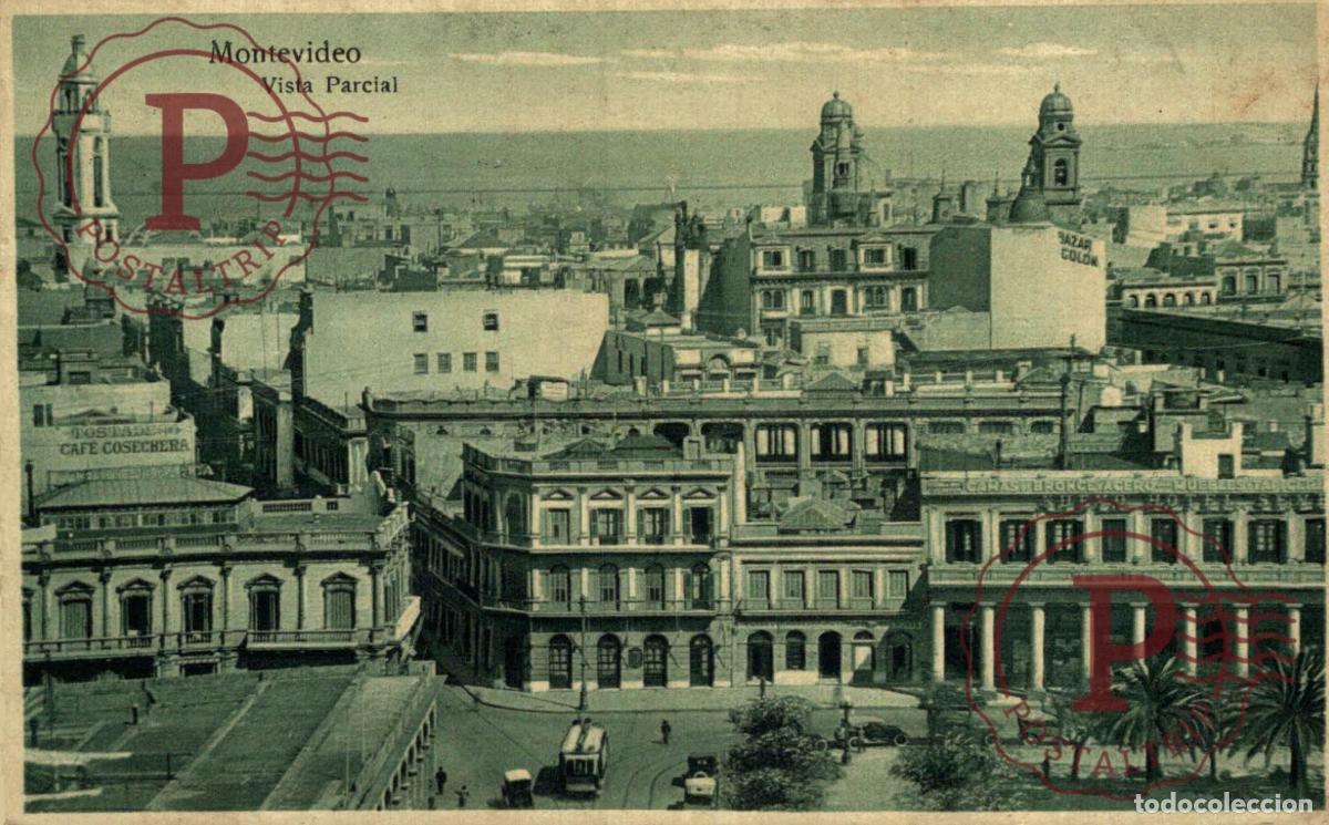 Postales: URUGUAY. MONTEVIDEO. VISTA PARCIAL.