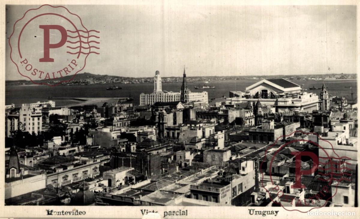 Postales: URUGUAY. MONTEVIDEO. VISTA PARCIAL.. RPPC. FOTOGRAFICA. REAL PHOTO.
