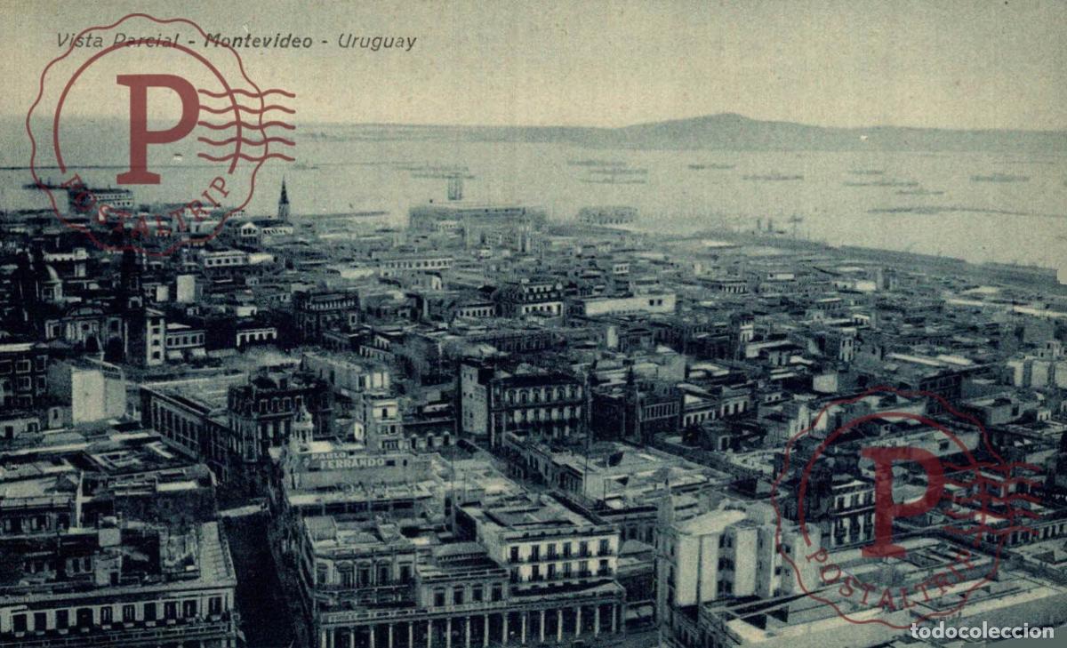 Postales: URUGUAY. MONTEVIDEO. VISTA PARCIAL.