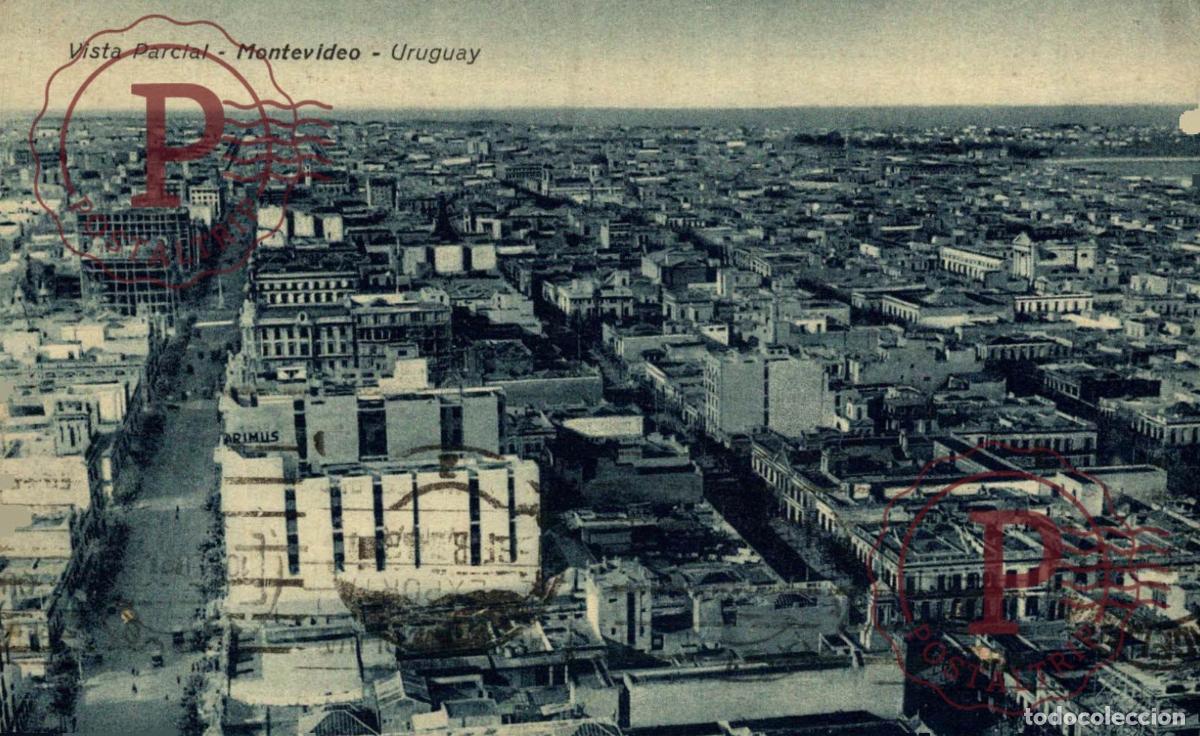 Postales: URUGUAY. MONTEVIDEO. VISTA PARCIAL.