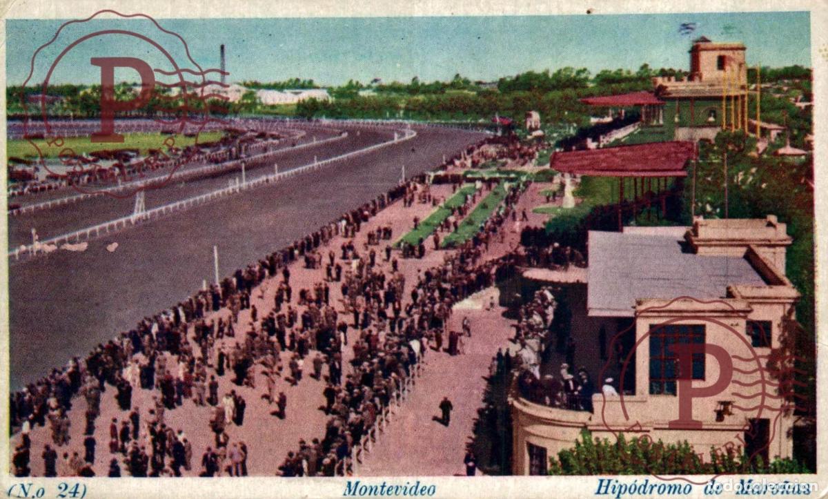 Postales: URUGUAY. MONTEVIDEO. HIPODROMO DE MARO&Ntilde;AS