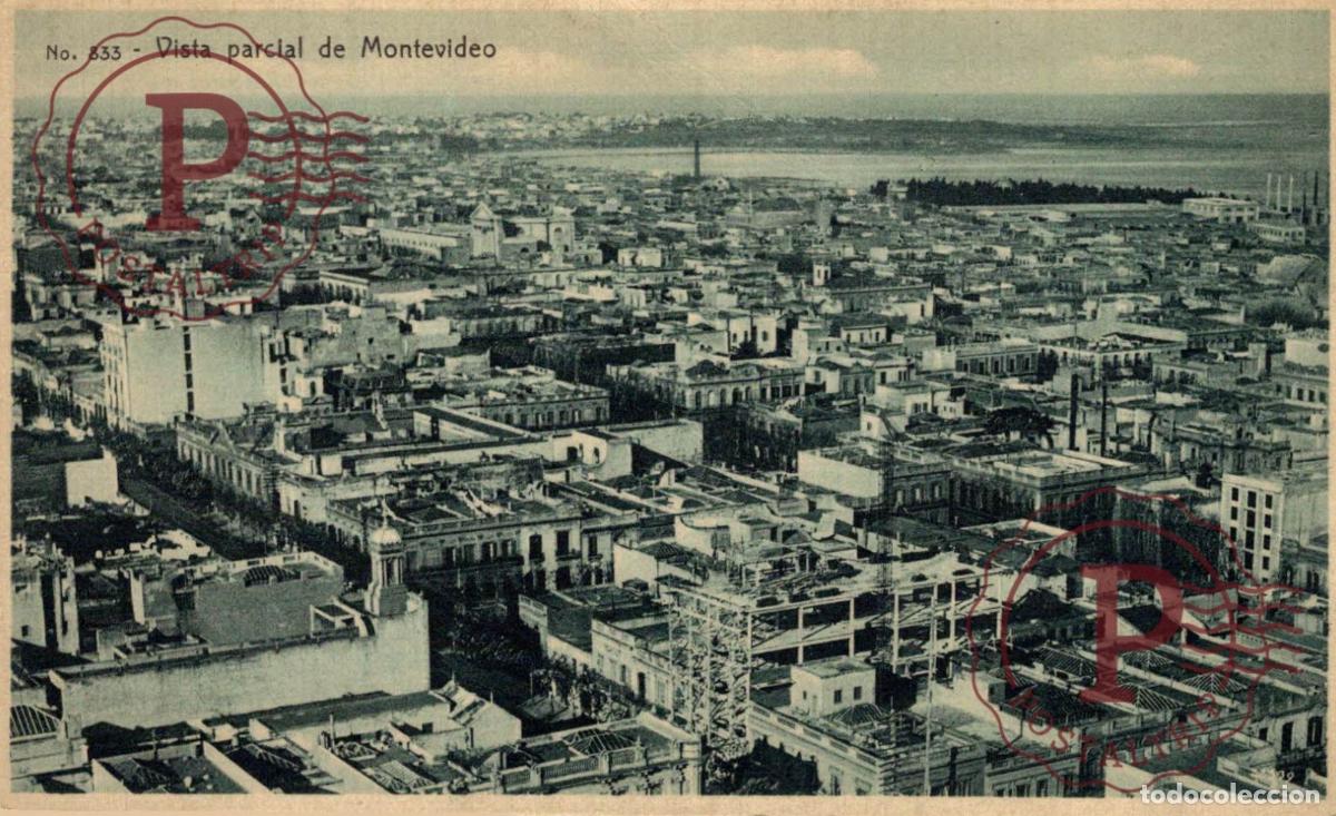 Postales: URUGUAY. MONTEVIDEO. VISTA PARCIAL.