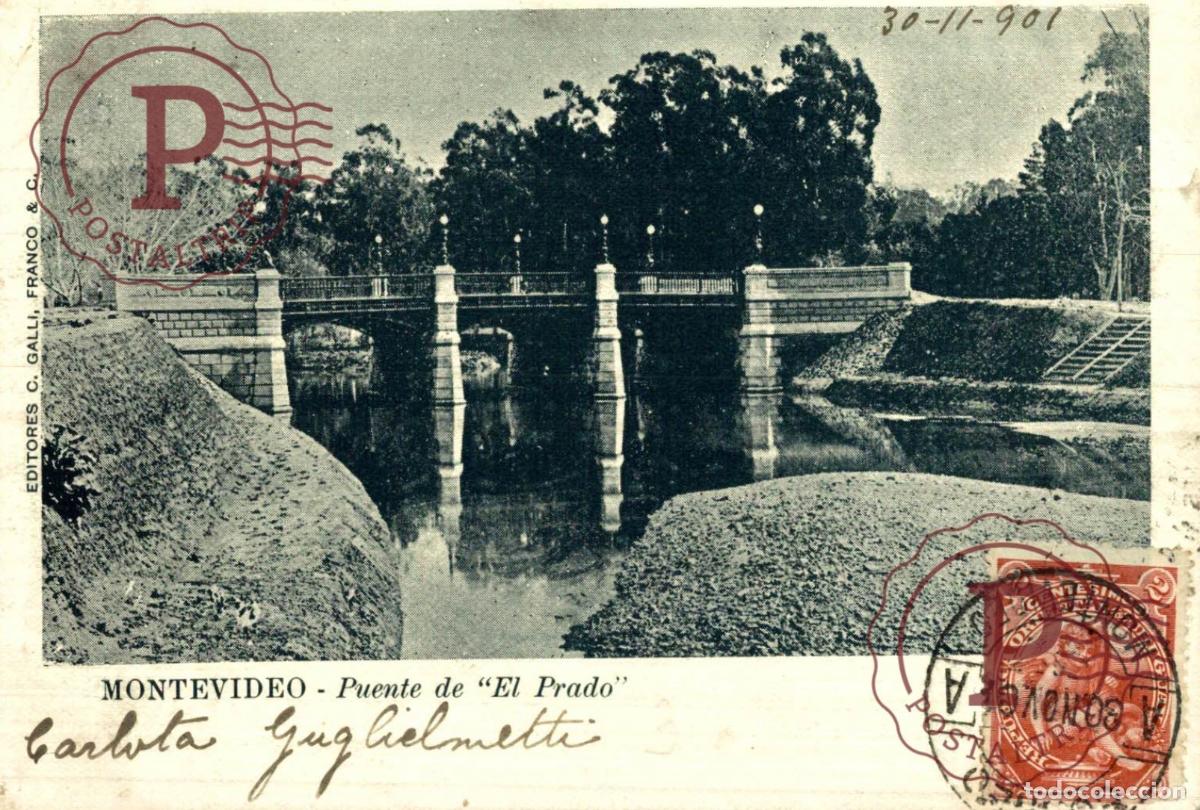 Postales: URUGUAY. MONTEVIDEO. PUENTE DEL PRADO.