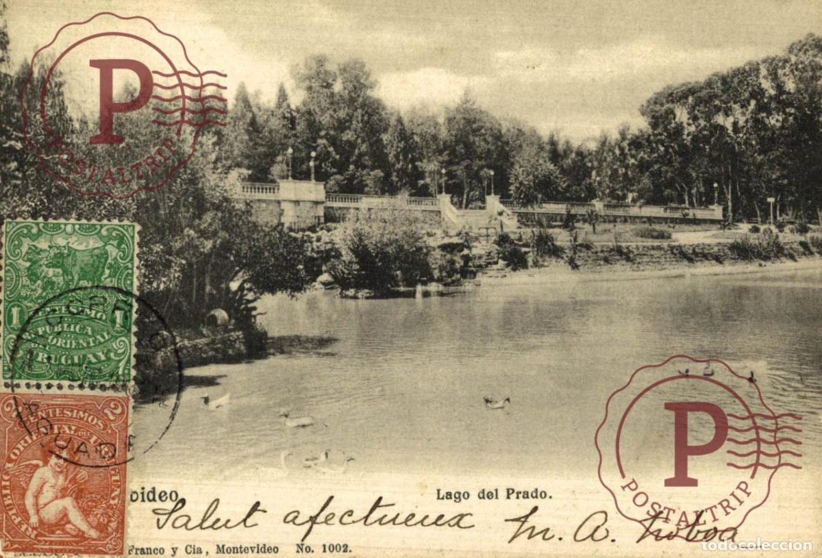 Postales: URUGUAY. MONTEVIDEO. LAGO DEL PRADO. - Foto 1