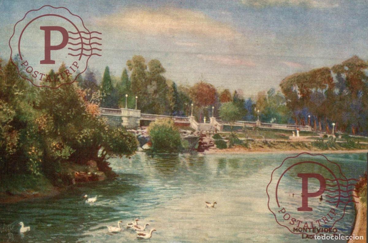 Postales: URUGUAY. MONTEVIDEO. LAGO DEL PRADO. ILUSTRADA. ILLUSTREE