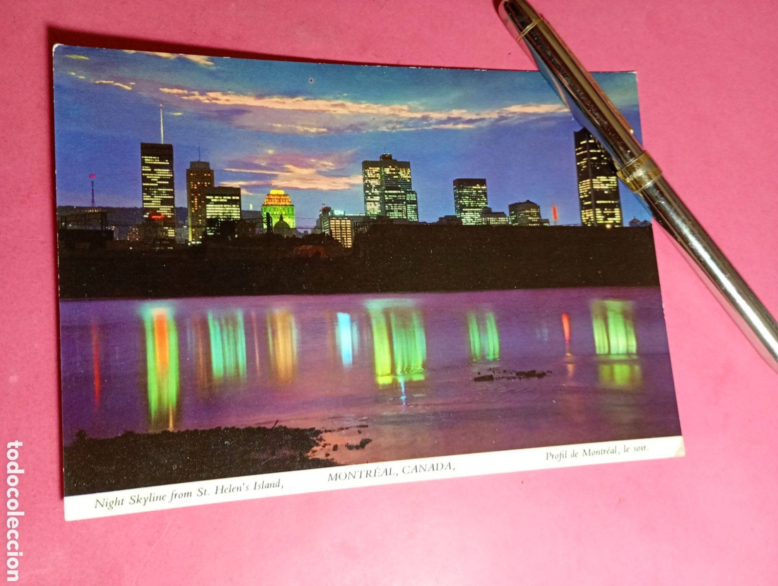 Postales: MONTREAL CANAD ISLA DE........ NOCTURNA color no circulada detalles en fotos