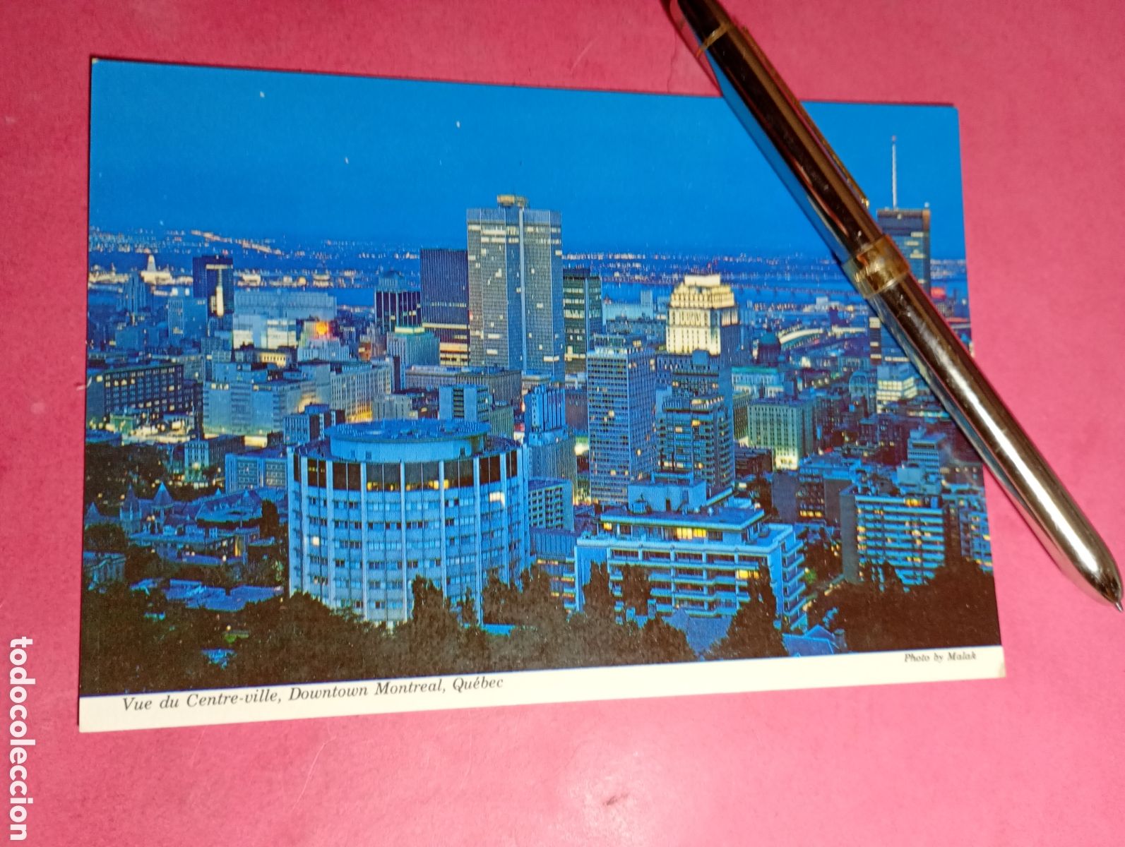 Postales: MONTREAL QUEBECCANADA VISTA CENTRO CIUDAD NOCTURNA color no circulada detalles en fotos