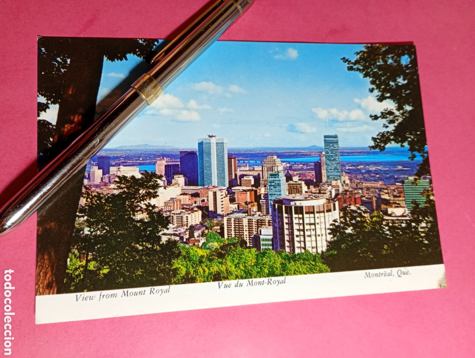 Postales: MONTREAL ''VUE DE MOUNT ROYAL''CANADA color no circulada detalles en fotos