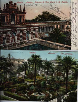 Postales: Sevilla 1918, Dos postales - Foto 1
