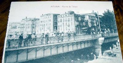 Postales: POSTAL ANTIGUA DE MALAGA  PUENTE DE TETUAN