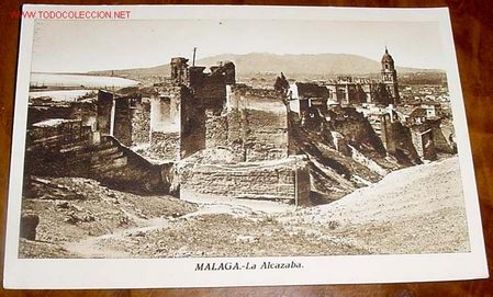 Postales: ANTIGUA POSTAL DE MALAGA - LA ALCAZABA - FOTO ROISIN - SIN CIRCULAR -