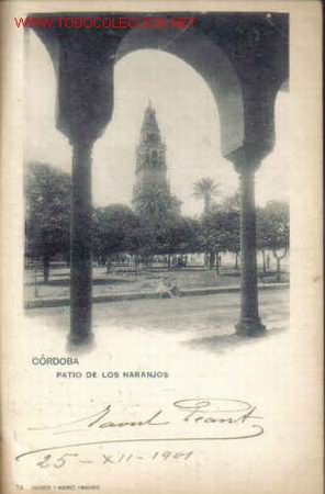 Postais: TARJETA POSTAL DE CORDOBA- PATIO DE LOS NARANJOS.