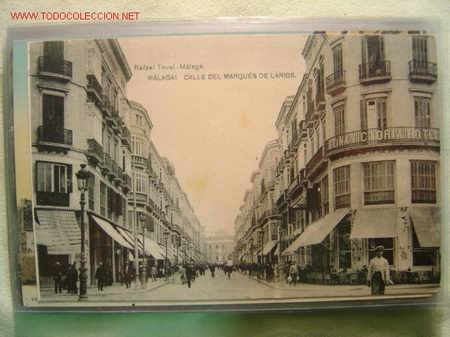 Postales: MALAGA CALLE DEL MARQUES DE LARIOS