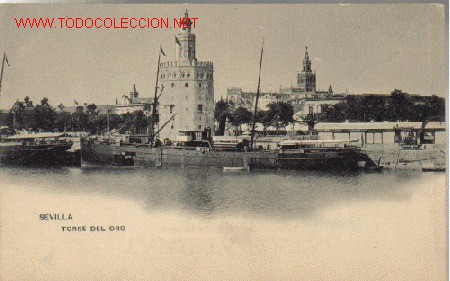 Cartoline: TARJETA POSTAL DE SEVILLA- TORRE DEL ORO