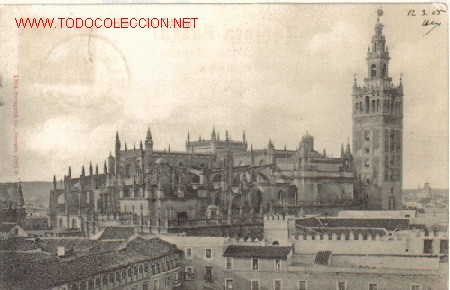 Cartoline: TARJETA POSTAL DE SEVILLA.- LA CATEDRAL