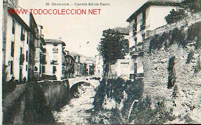 Postales: GRANADA - Carrera del Rio darro - Foto 1