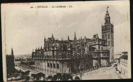 Postales: SEVILLA 70: LA CATEDRAL - Foto 1