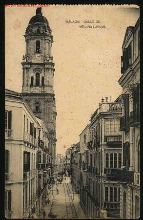 Postales: MALAGA: CALLE DE MOLINA LARIOS