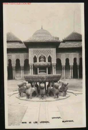 Postales: GRANADA: ALHAMBRA, PATIO DE LOS LEONES - Foto 1
