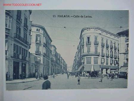 Postales: MALAGA Calle de Larios
