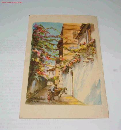 Postales: Postal de Sevilla, dibujo - Foto 1