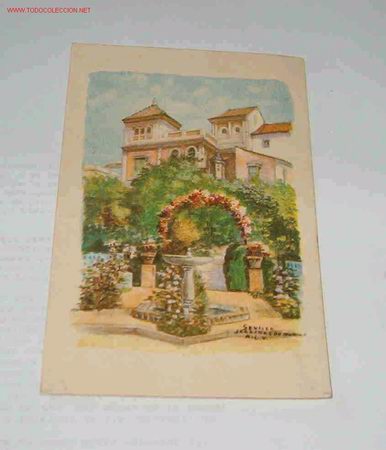 Postales: Postal de Sevilla, dibujo - Foto 1
