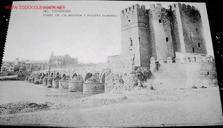 Postais: ANTIGUA POSTAL DE CORDOBA - TORRE DE CALAHORRA Y PUENTE ROMANO