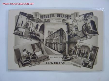 Postales: CADIZ Hotel Roma - Foto 1