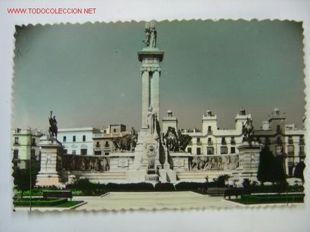 Postales: CADIZ Monumento a las Cortes - Foto 1