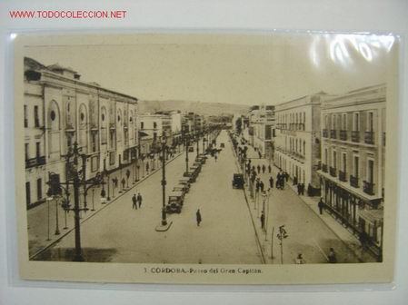 Postais: CORDOBA Paseo del Gran Capitan
