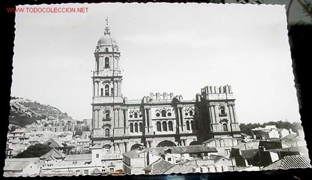 Postales: ANTIGUA  POSTAL DE MALAGA 1952 - CATEDRAL - FOTO CORTES