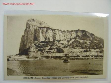 Postales: GIBRALTAR ROCA Y GALERIAS - Foto 1