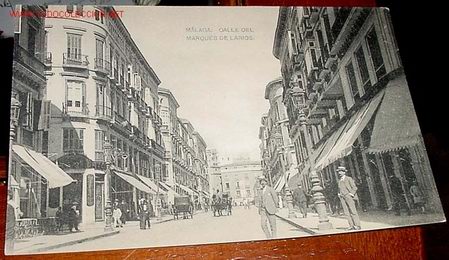 Postales: ANTIGUA POSTAL DE MALAGA - CALLE DEL MARQUES DE LARIOS