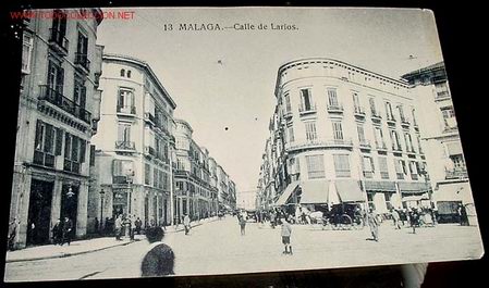 Postales: ANTIGUA POSTAL DE MALAGA - CALLE DE LARIOS