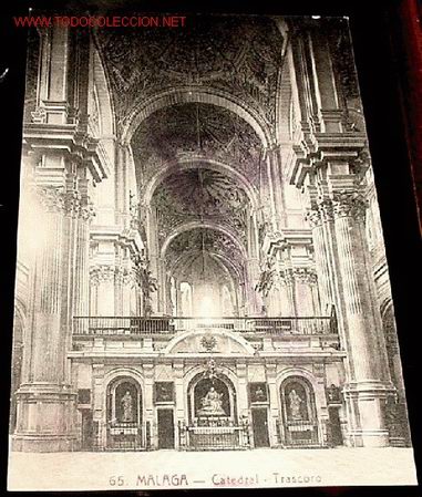 Postales: ANTIGUA POSTAL DE MALAGA - CATEDRAL - TRASCORO