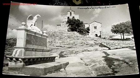 Postales: ANTIGUA POSTAL DE EL SANTUARIO DE ANDUJAR (JAEN) - MONUMENTO QUE RECUERDA LAS GESTAS GLORIOSAS - SIC