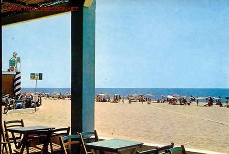 Postales: ISLA CRISTINA-Huelva-Un aspecto de la playa.