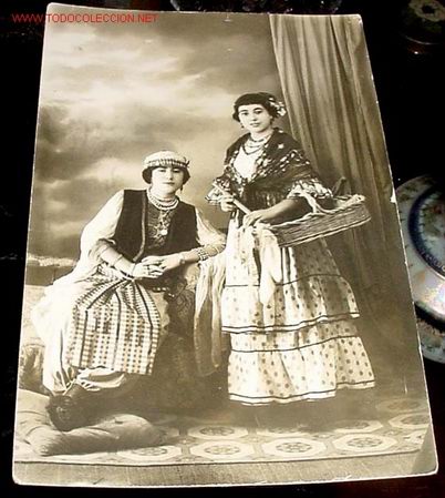 Postales: ANTIGUA  FOTO POSTAL COSTUMBRISTA, REALIZADA EN MALAGA EN 1916 APROXIMADAMENTE