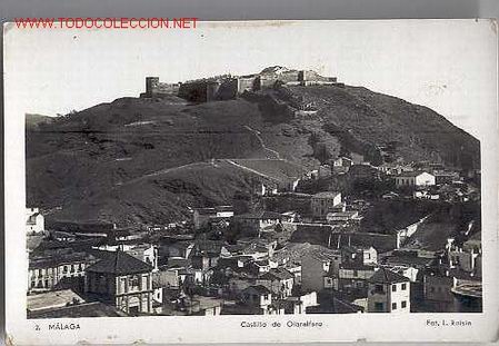 Postales: MALAGA - CASTILLO DE GIBRALFARO - Foto 1