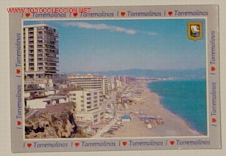 Postales: 40-TORREMOLINOS-COSTA DEL SOL-EL BAJONDILLO-PLAYA Y PASEO MARITIMO.No circulada.
