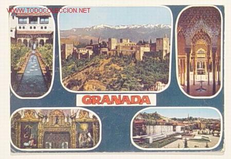 Postales: 1246-GRANADA.Circulada.