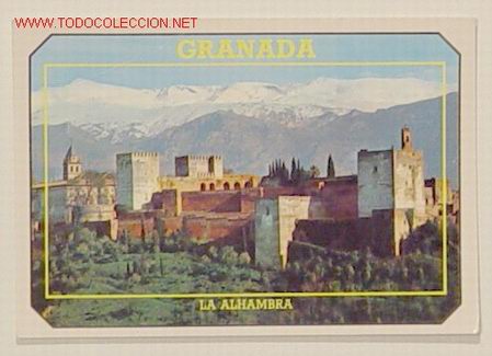 Postales: GRANADA-LA ALHAMBRA N&ordf; 4004-VISTA DE LA ALHAMBRA Y SIERRA NEVADA.No circulada.