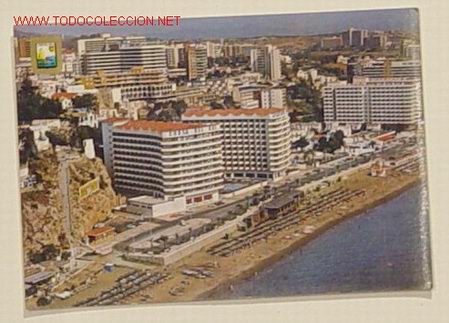 Postales: 120-TORREMOLINOS-COSTA DEL SOL-EL BAJONDILLO.PASEO MARITIMO.No circulada.