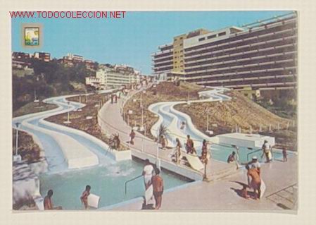 Postales: 94-torremolinos-costa del sol-POPULAR JUEGO EN EL BAJONDILLO.No circulada.