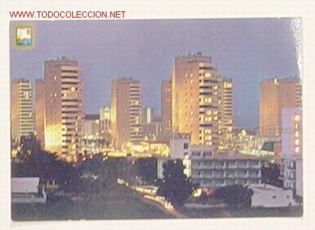 Postales: 42-TORREMOLINOS-PLAYAMAR DE NOCHE.No circulada.
