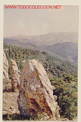 Postales: SIERRA DE CAZORLA-VALLE DEL GUADALQUIVIR.No circulada.